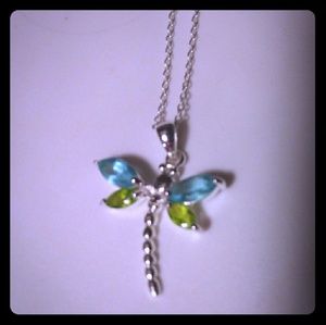 Ss dragon fly necklace